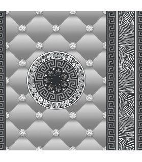 Tapéta simplex Eileen 3D szürke