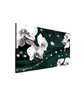 Vászonkép absztrakció orchideák 5 3D L