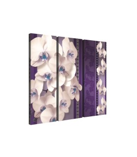 Vászonkép szett 3 darabos Orchidea elegáns 2