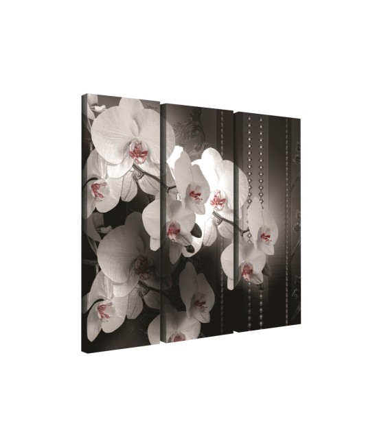 Vászonkép szett 3 darabos Orchidea elegáns 4 Vászonkép szett 3 darabos Orchidea elegáns 4