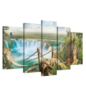 Vászonkép szett 5 darabos Niagara