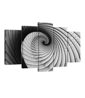 Vászonkép szett 5 darabos  Illúzió 3D forgás 