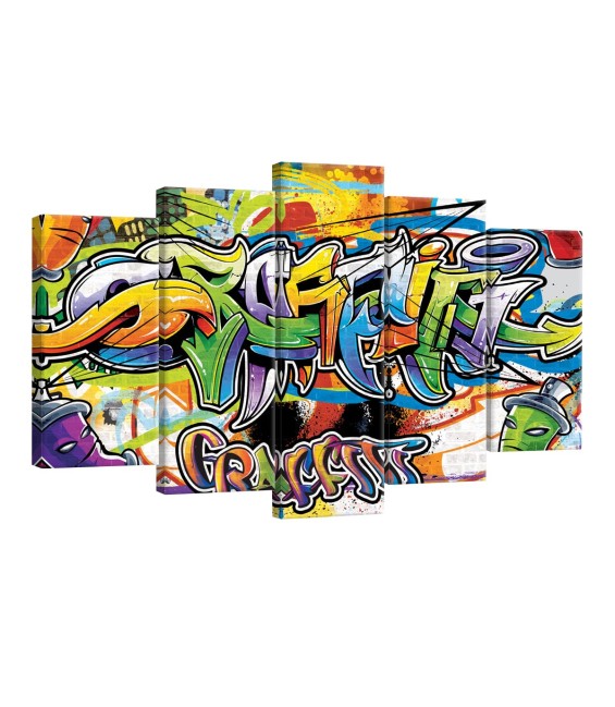 Vászonkép szett 5 darabos Graffiti Vászonkép szett 5 darabos Graffiti
