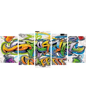 Vászonkép szett 5 darabos Graffiti